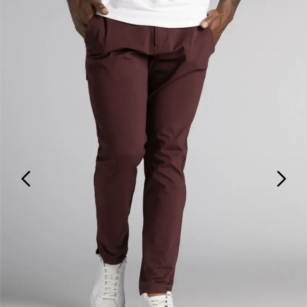 BYLT Basics Men's Chinos - Burgundy